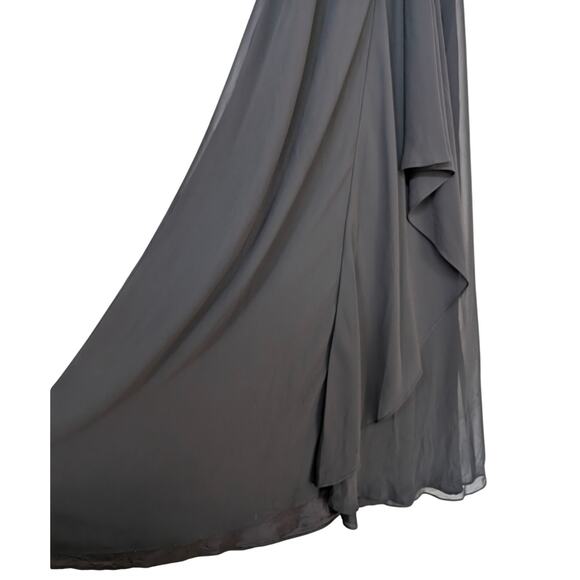 Cache (Vintage?) Strapless Column Gown Black and White Formal 8 - Picture 6 of 13